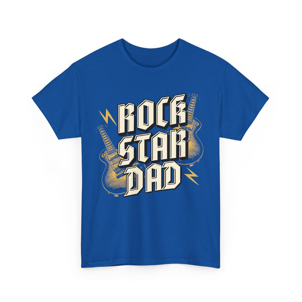 Rock Star Dad T-Shirt - Fathers Day Dads Birthday Gift Tee Shirt - NEW