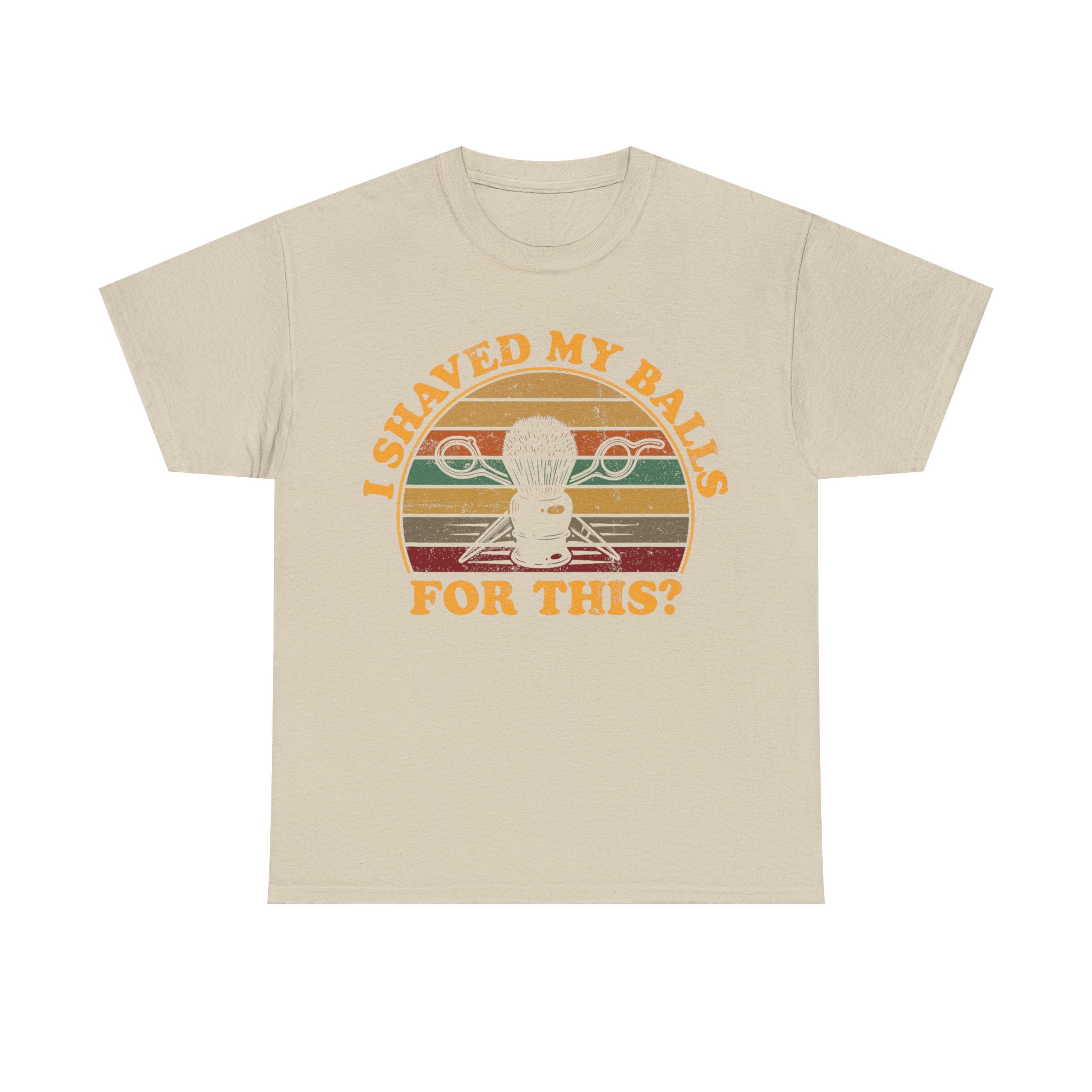 Funny Golf T-Shirt - I Shaved My Balls For This - Curb Your Enthusiasm - Rude Gift Tee Shirt