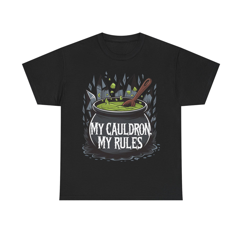 Funny Witch T-Shirt - My Cauldron My Rules - Wicken t Shirt - Gift Tee For Witches NEW