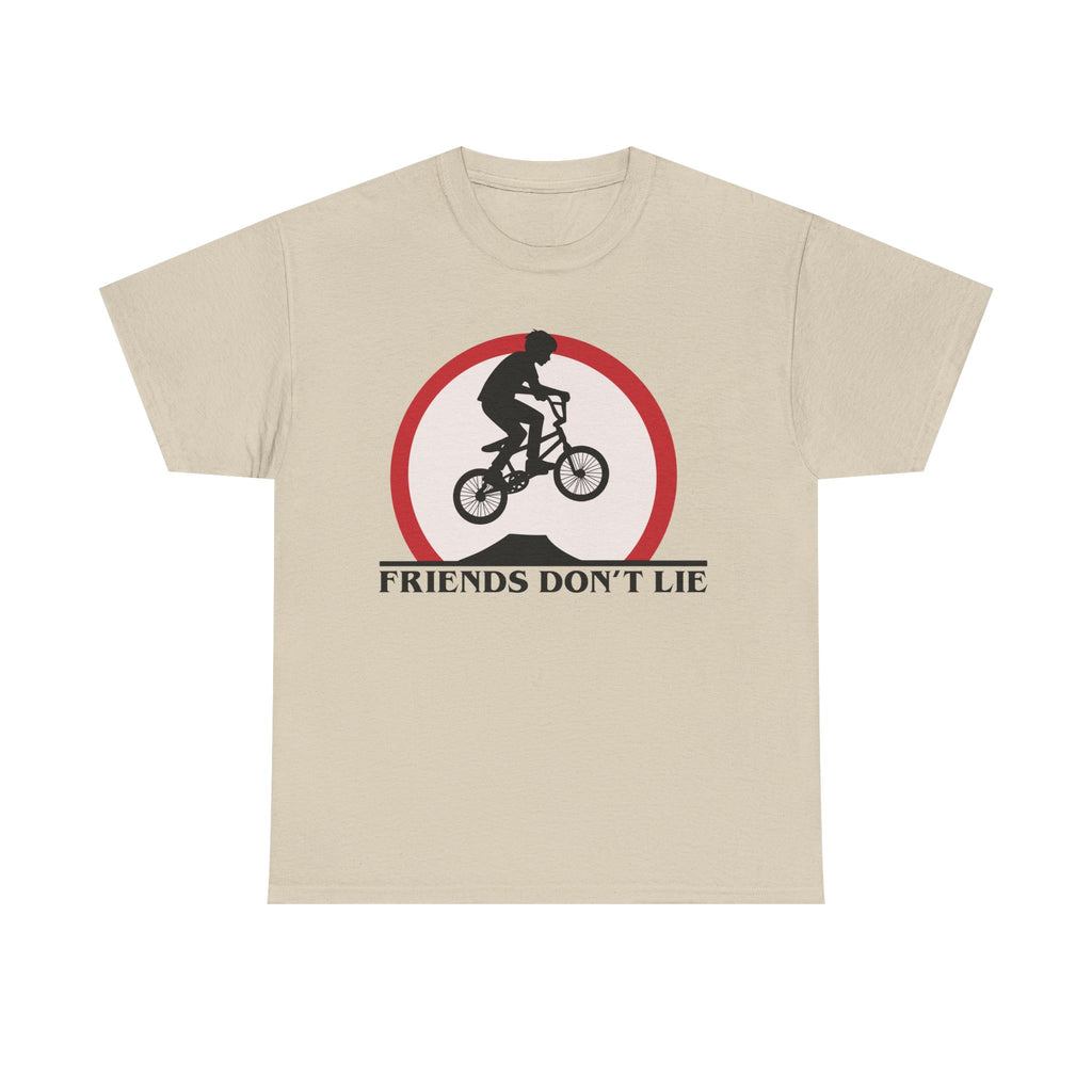 T‑Shirt - Friends Don't Lie - Stranger Things - BMX Rider Graphic Tee