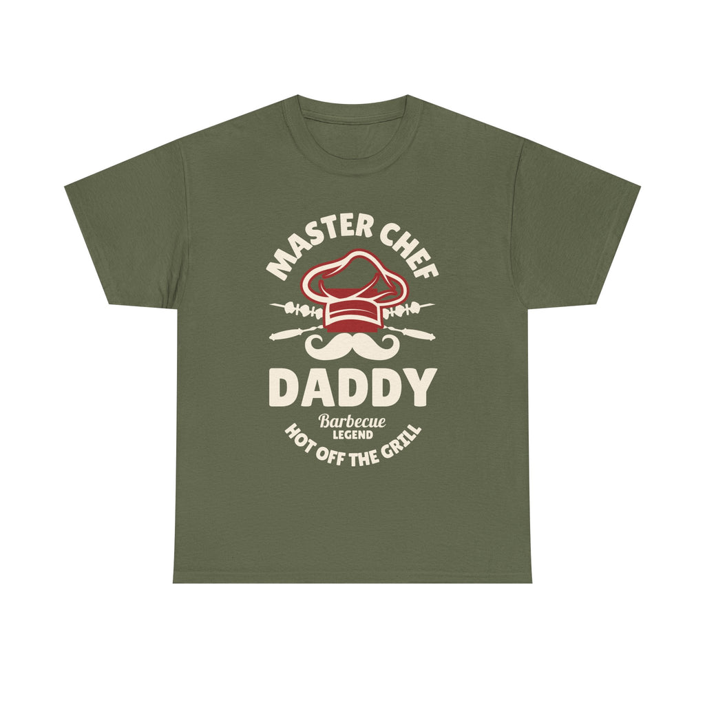 Master Chef Daddy T-Shirt - Funny Dad BBQ Tee Shirt - Fathers Day Dads Birthday Funny Gift NEW