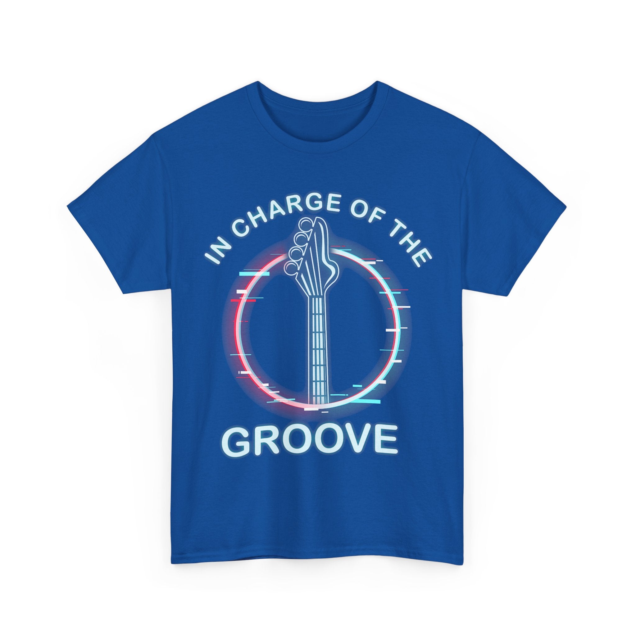 Bass Guitar Groove Tee Shirt - I'm in Charge of the Groove - Music T-Shirt Gift For Bassist