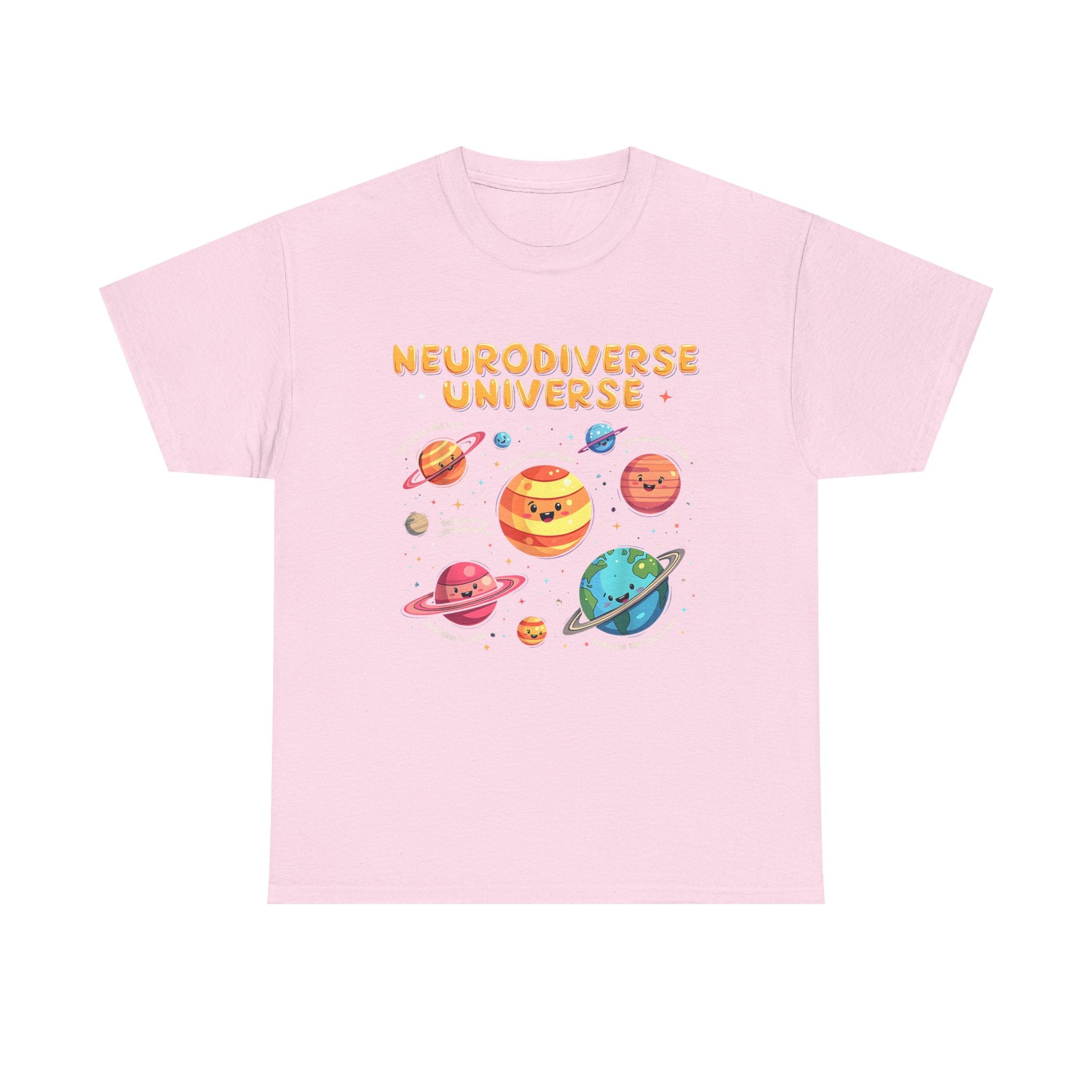 Neurodiverse Universe T-Shirt - Autism, ADHD, ASD Awareness Gift Tee Shirt NEW