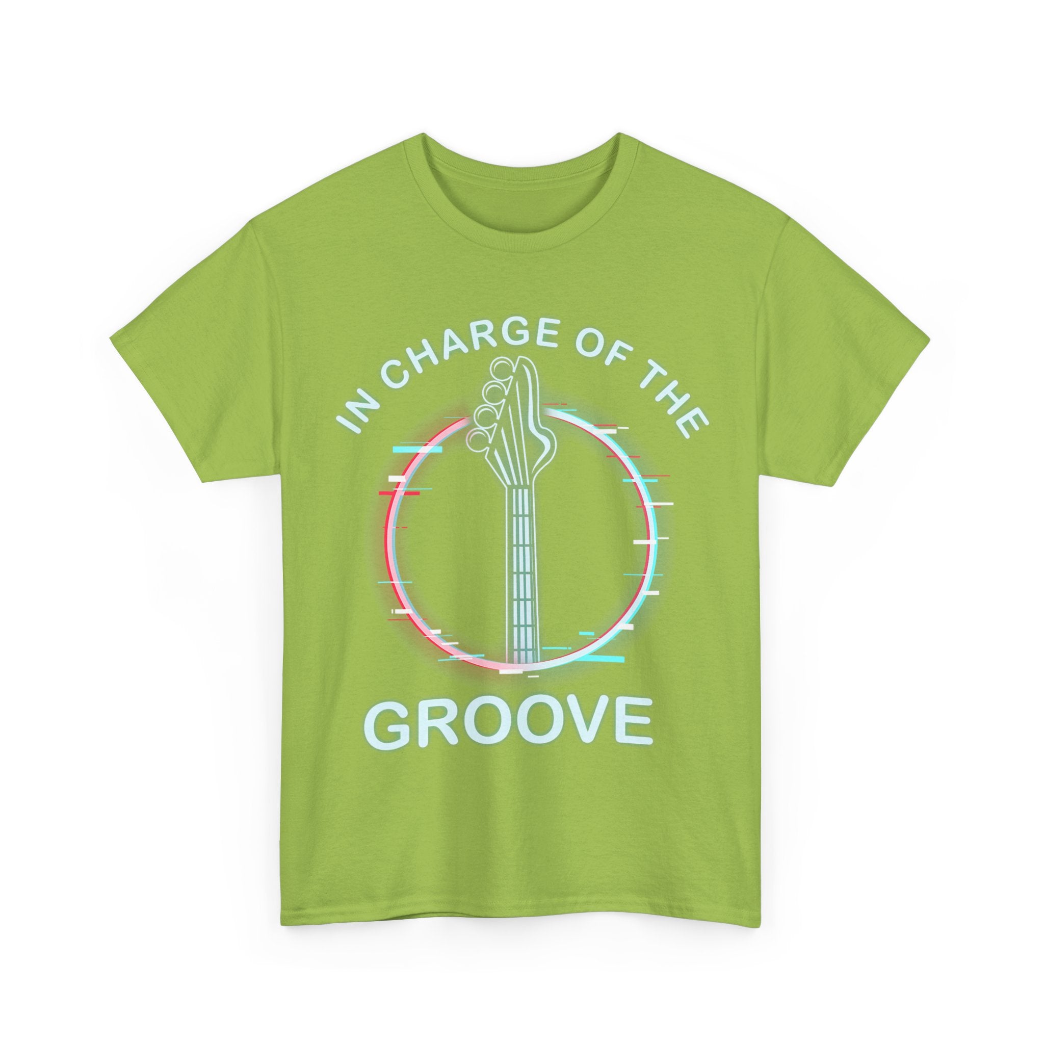 Bass Guitar Groove Tee Shirt - I'm in Charge of the Groove - Music T-Shirt Gift For Bassist