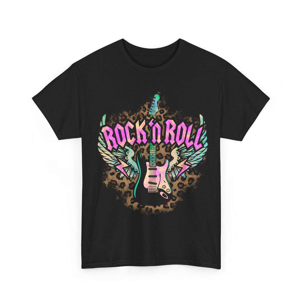 Rock n Roll Guitar T Shirt - Gift Tee Shirt For Guitarist Or Rock Fan