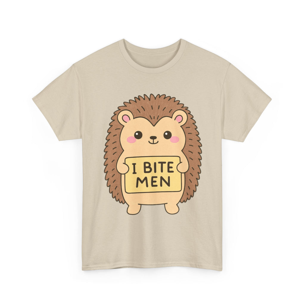 Funny Feminism T-Shirt - I Bite Men - Tee Shirt For Feminist - Anti Patriachy Gift NEW