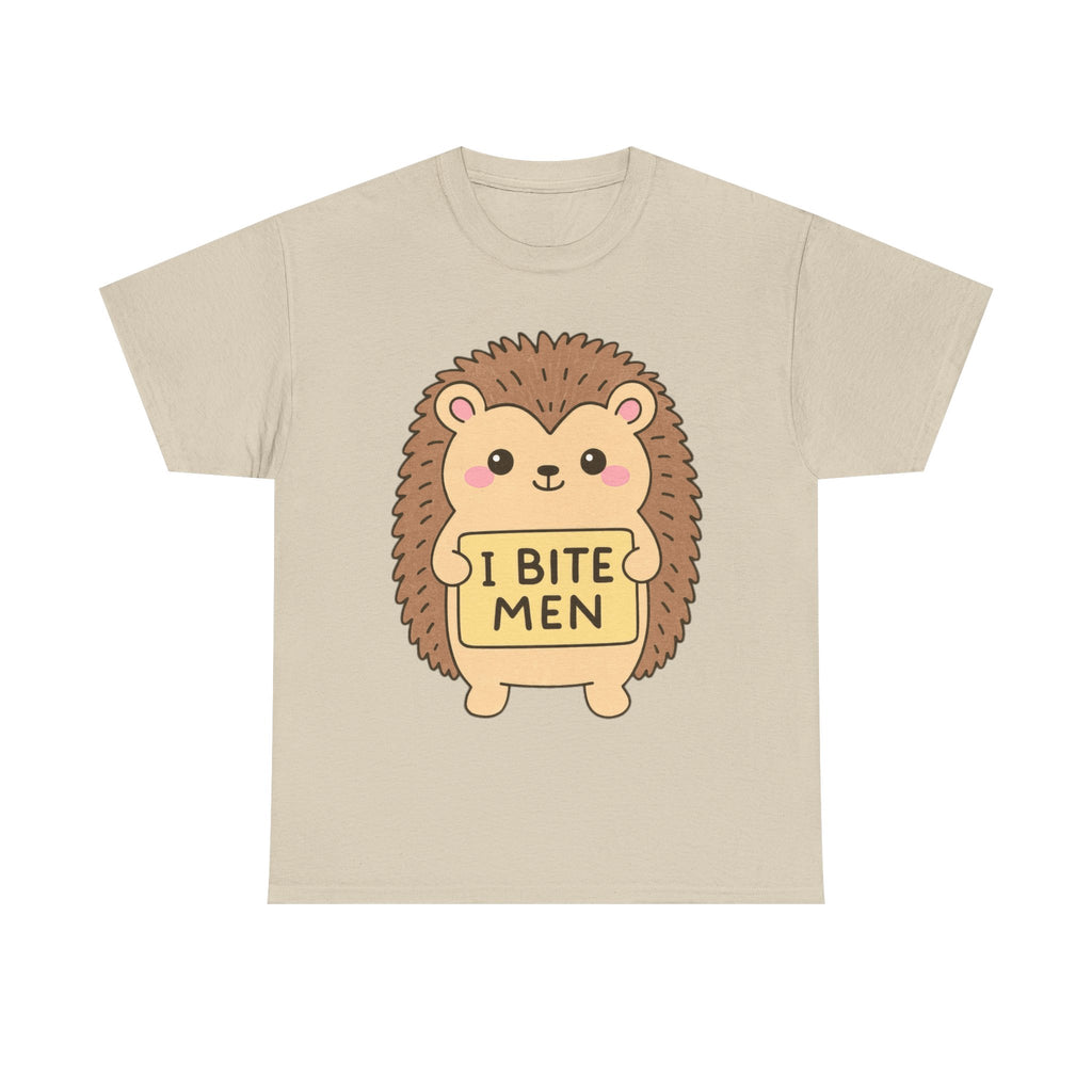Funny Feminism T-Shirt - I Bite Men - Tee Shirt For Feminist - Anti Patriachy Gift NEW