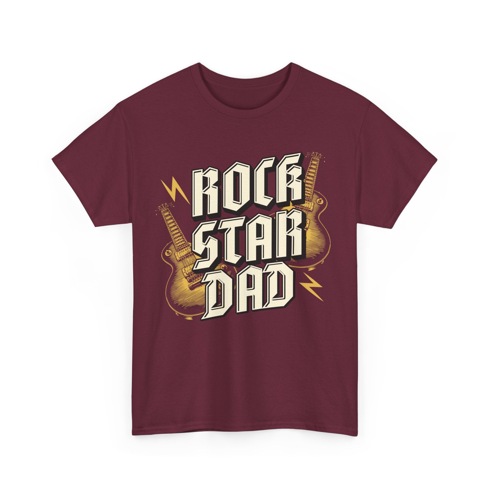 Rock Star Dad T-Shirt - Fathers Day Dads Birthday Gift Tee Shirt - NEW