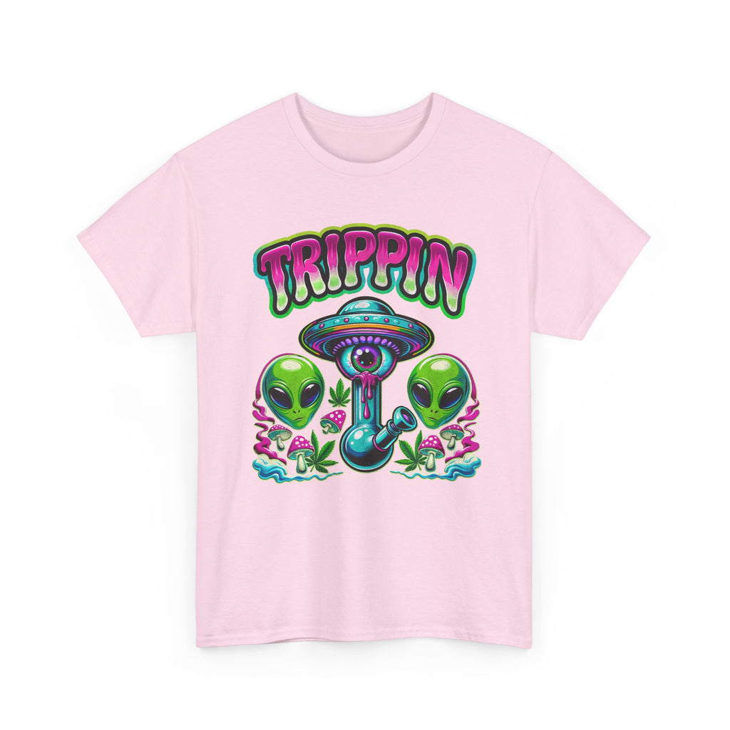 Trippin' Alien Mushroom Tee - Funny Psychedelic T-Sirt Gift