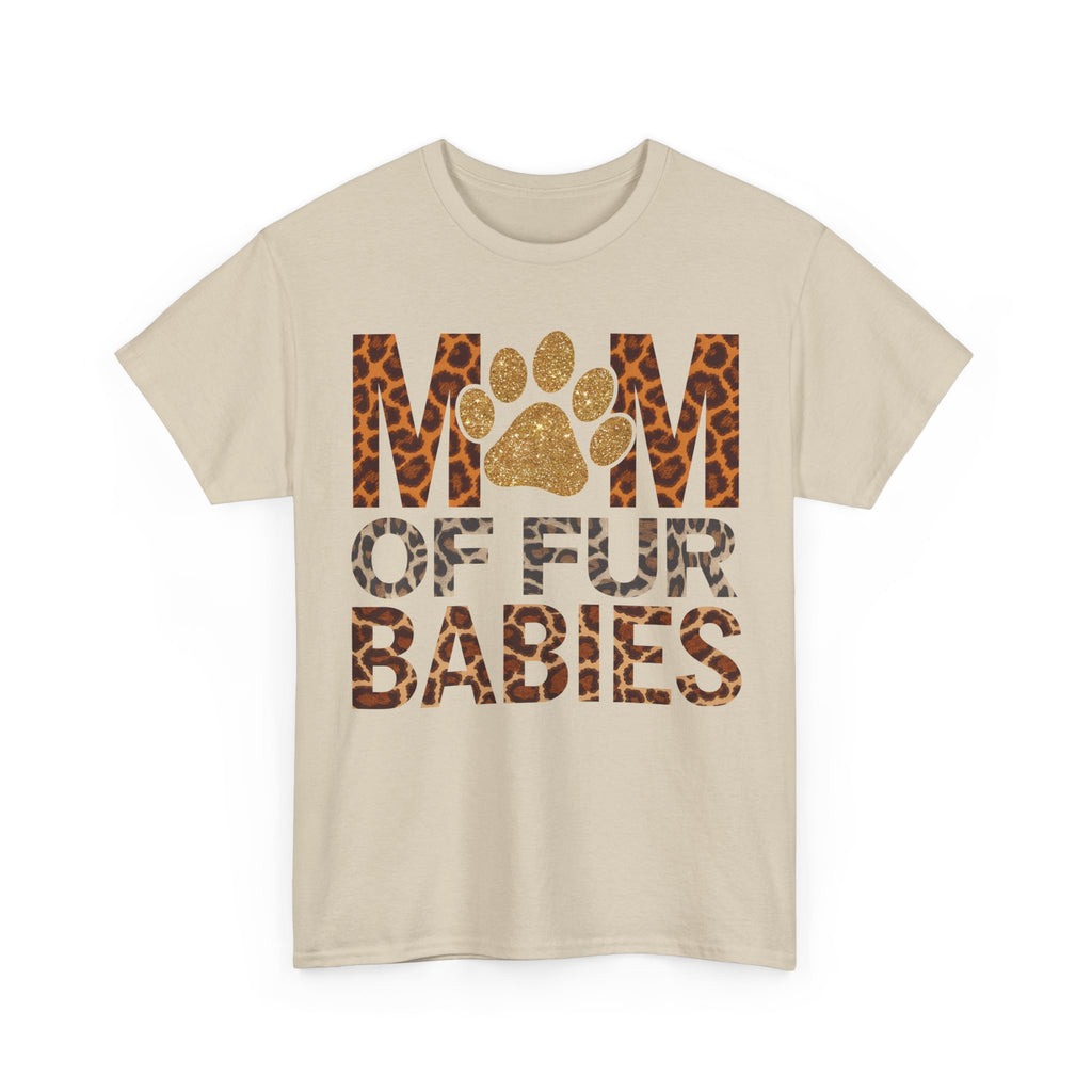 Mum Of Fur Babies Tee Shirt - Dog Lover T-Shirt - Funny Gift For Owner Of Dogs NEW