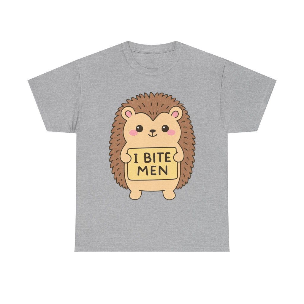 Funny Feminism T-Shirt - I Bite Men - Tee Shirt For Feminist - Anti Patriachy Gift NEW