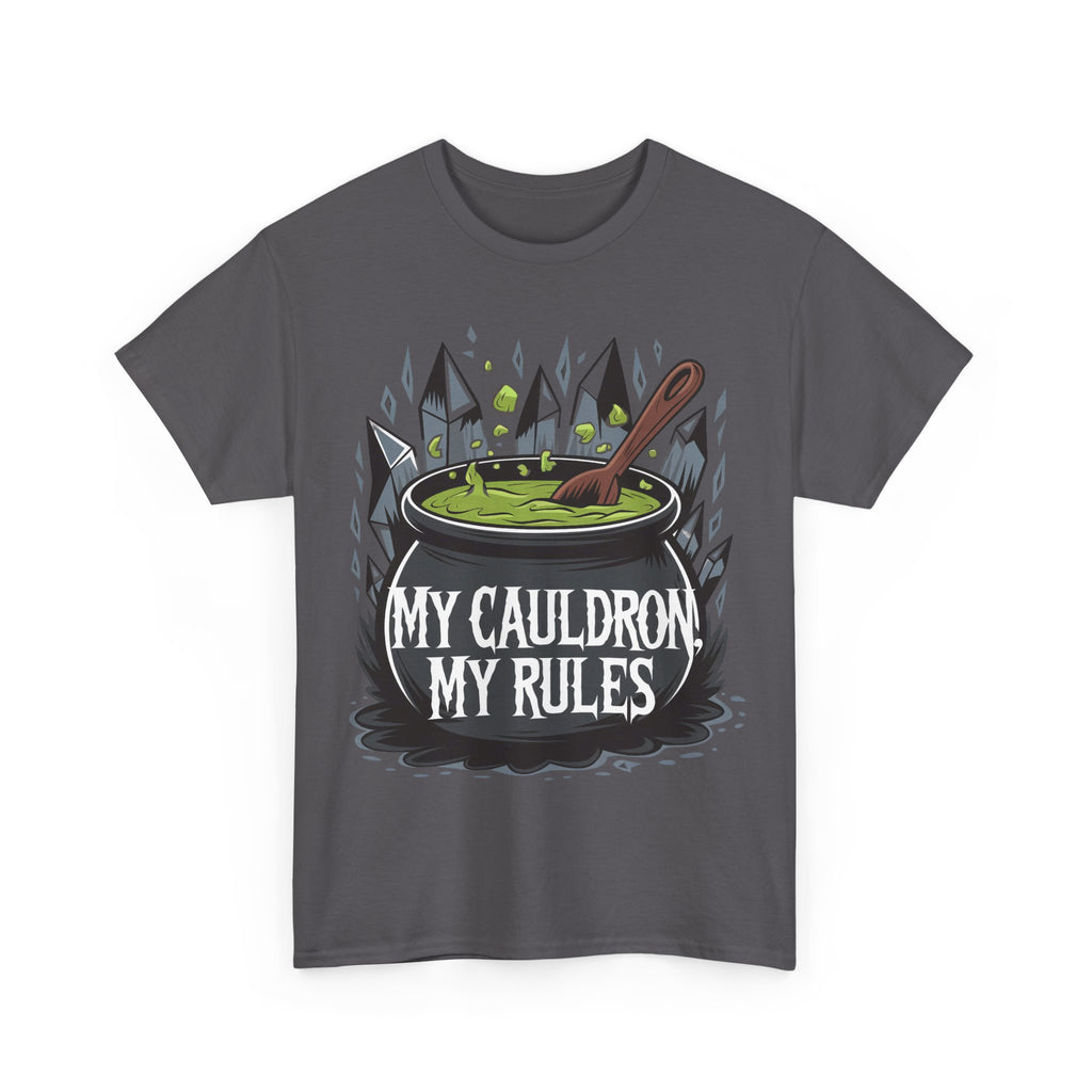 Funny Witch T-Shirt - My Cauldron My Rules - Wicken t Shirt - Gift Tee For Witches NEW