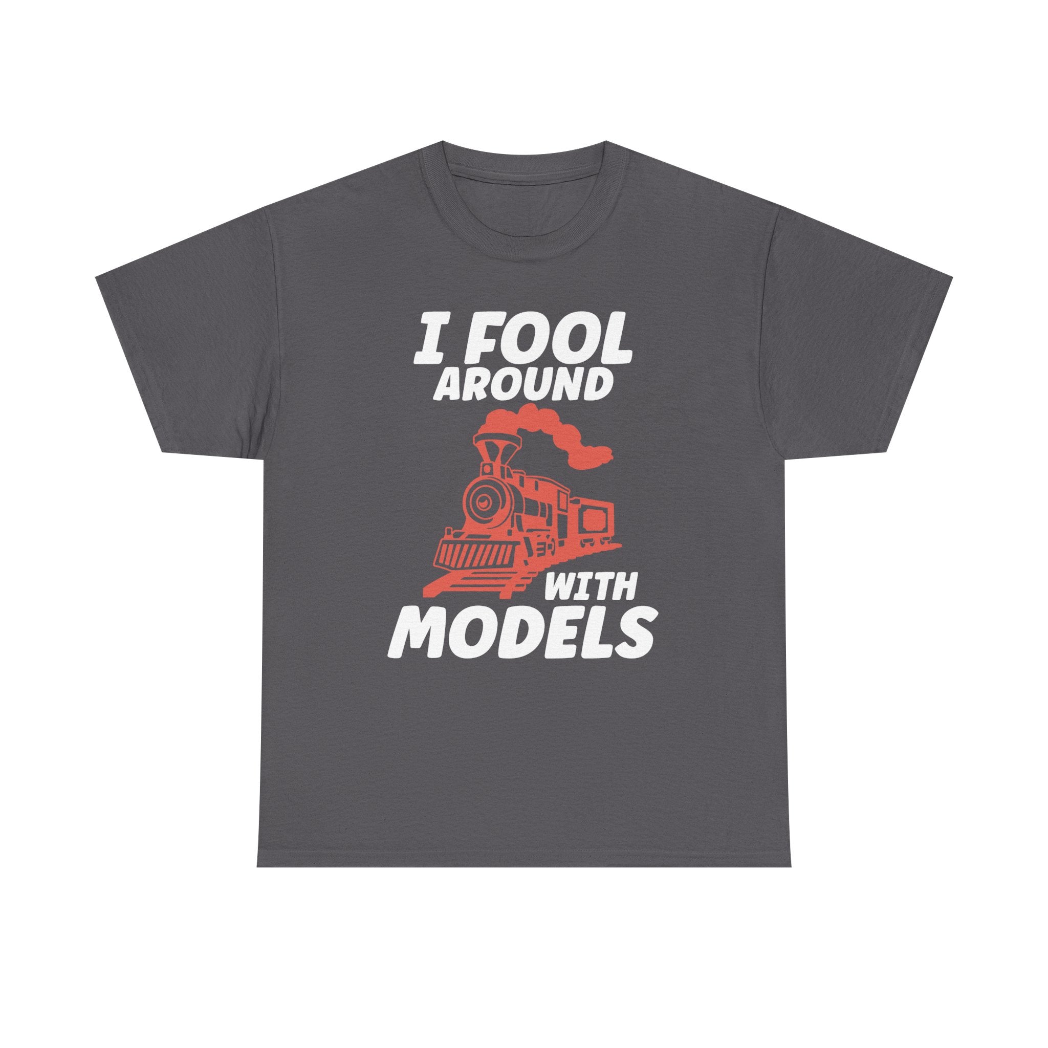 Train Set Model Tee Shirt - Funny T-Shirt Gift For Train Model Enthusiasts - Gift For Dad Grandad Into Trains