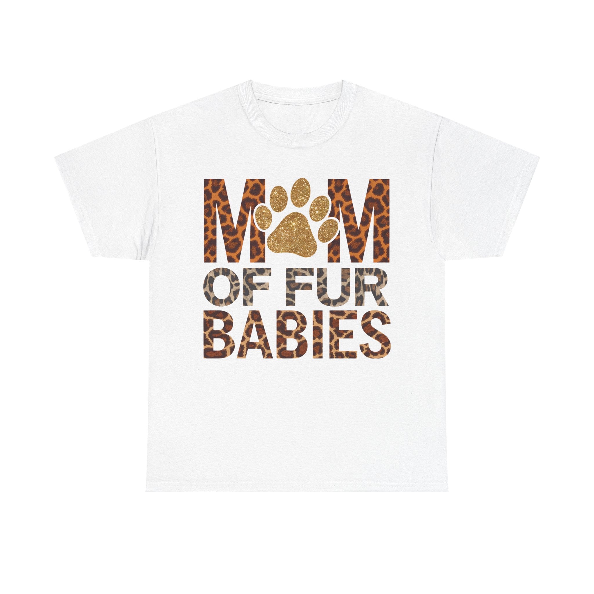 Mum Of Fur Babies Tee Shirt - Dog Lover T-Shirt - Funny Gift For Owner Of Dogs NEW