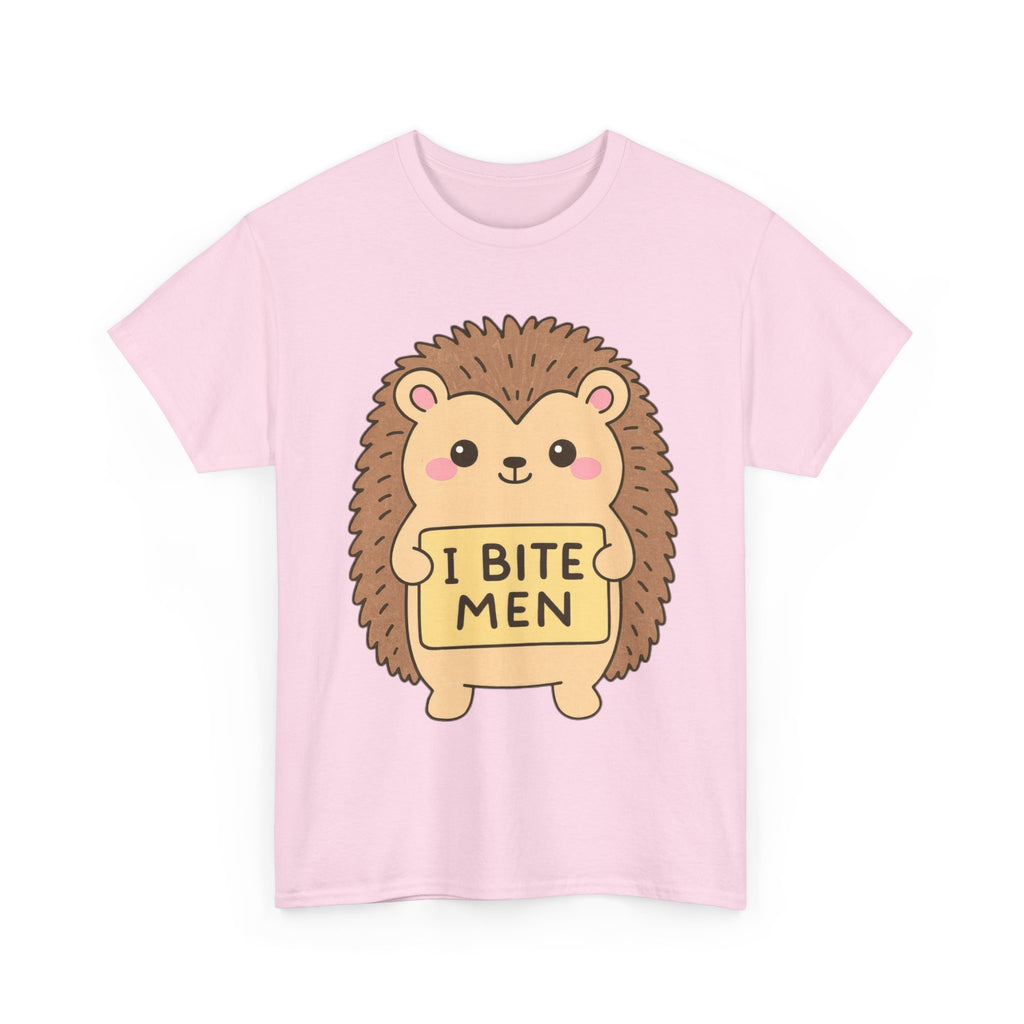 Funny Feminism T-Shirt - I Bite Men - Tee Shirt For Feminist - Anti Patriachy Gift NEW