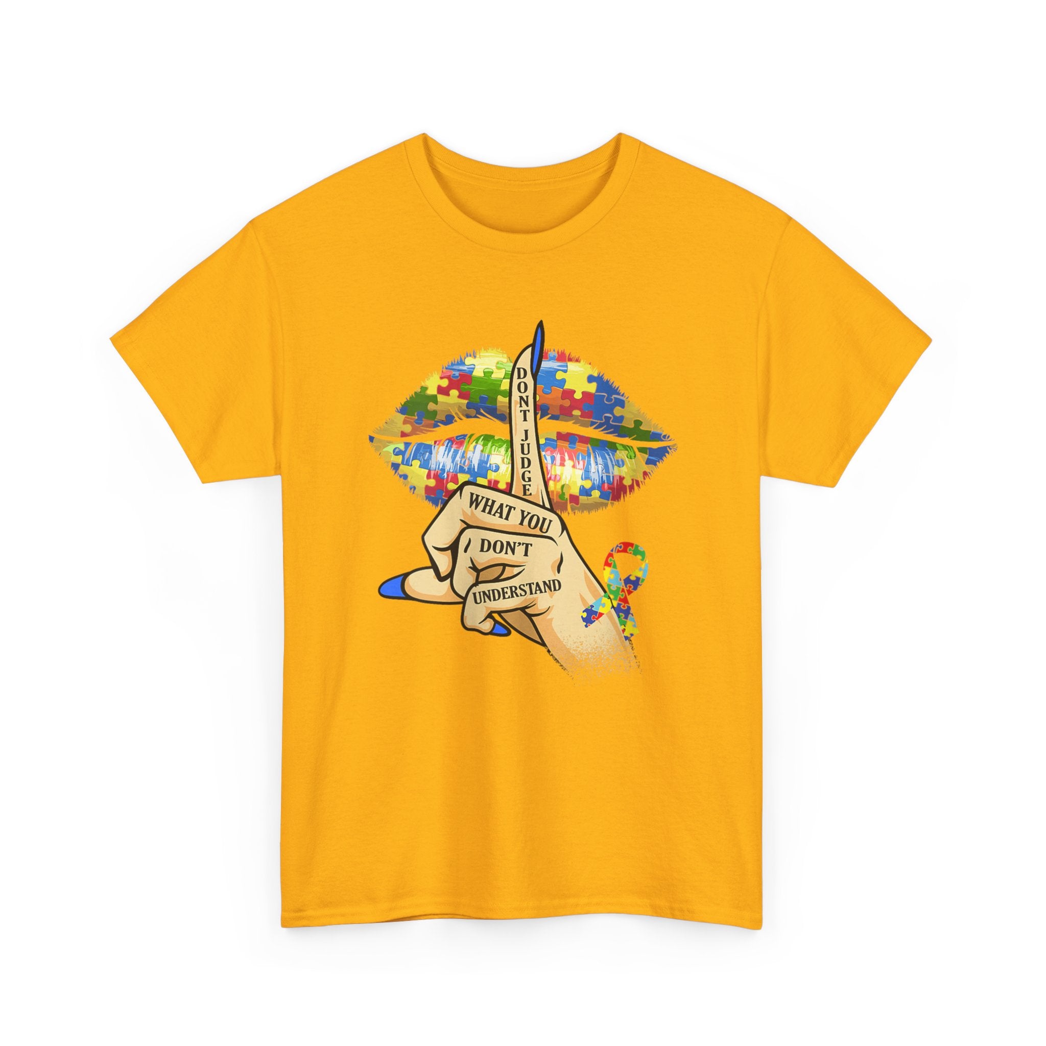 Autism Awareness Tee Shirt - What You Don't Understand - Autistic Puzzle Design T-Shirt