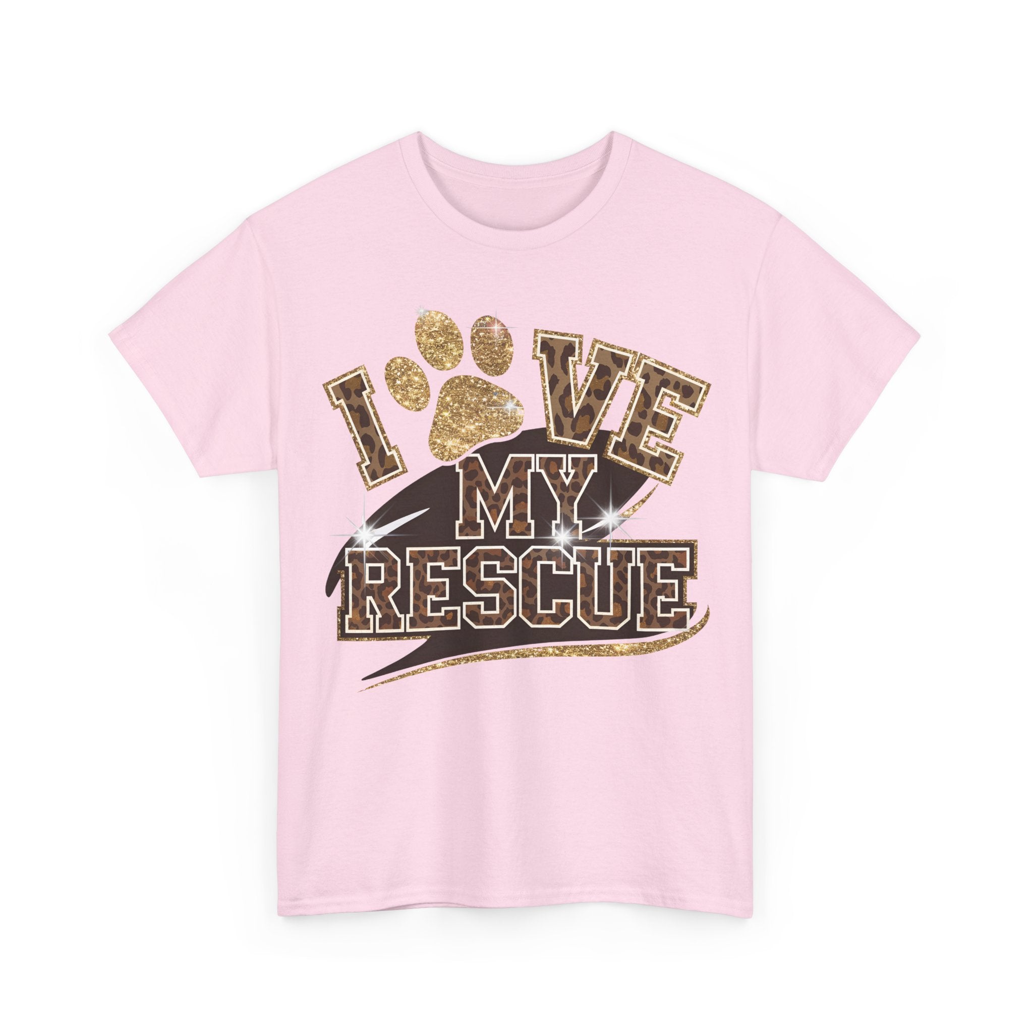 I Love My Rescue Dog Tee Shirt - T-Shirt Gift For Rescue Puppy Dog Owner - NEW