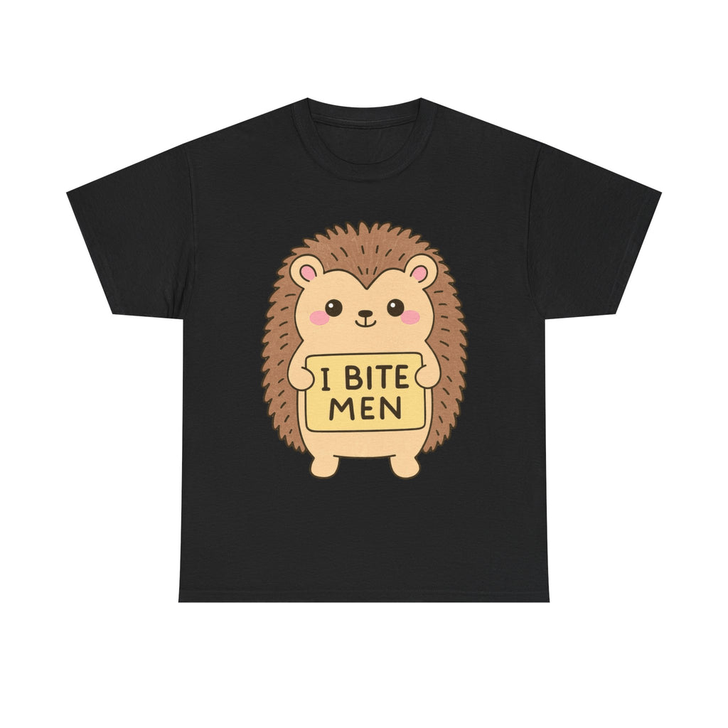 Funny Feminism T-Shirt - I Bite Men - Tee Shirt For Feminist - Anti Patriachy Gift NEW