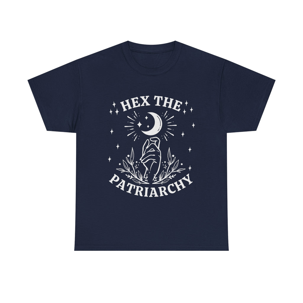 Hex The Patriachy T Shirt - Feminist Witch T-Shirt - Gift For Witches - Wicken Feminism Tee Shirt NEW