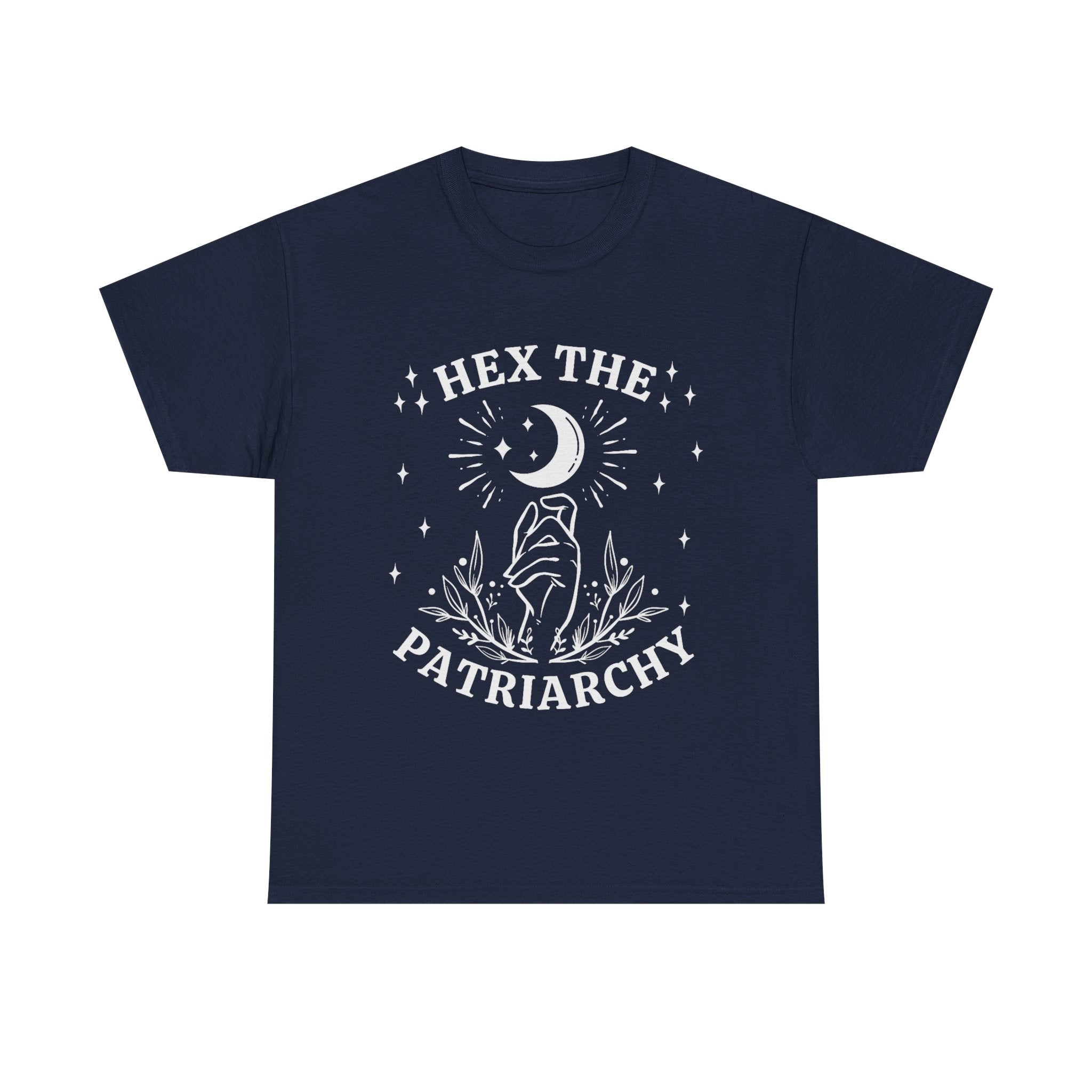 Hex The Patriachy T Shirt - Feminist Witch T-Shirt - Gift For Witches - Wicken Feminism Tee Shirt NEW