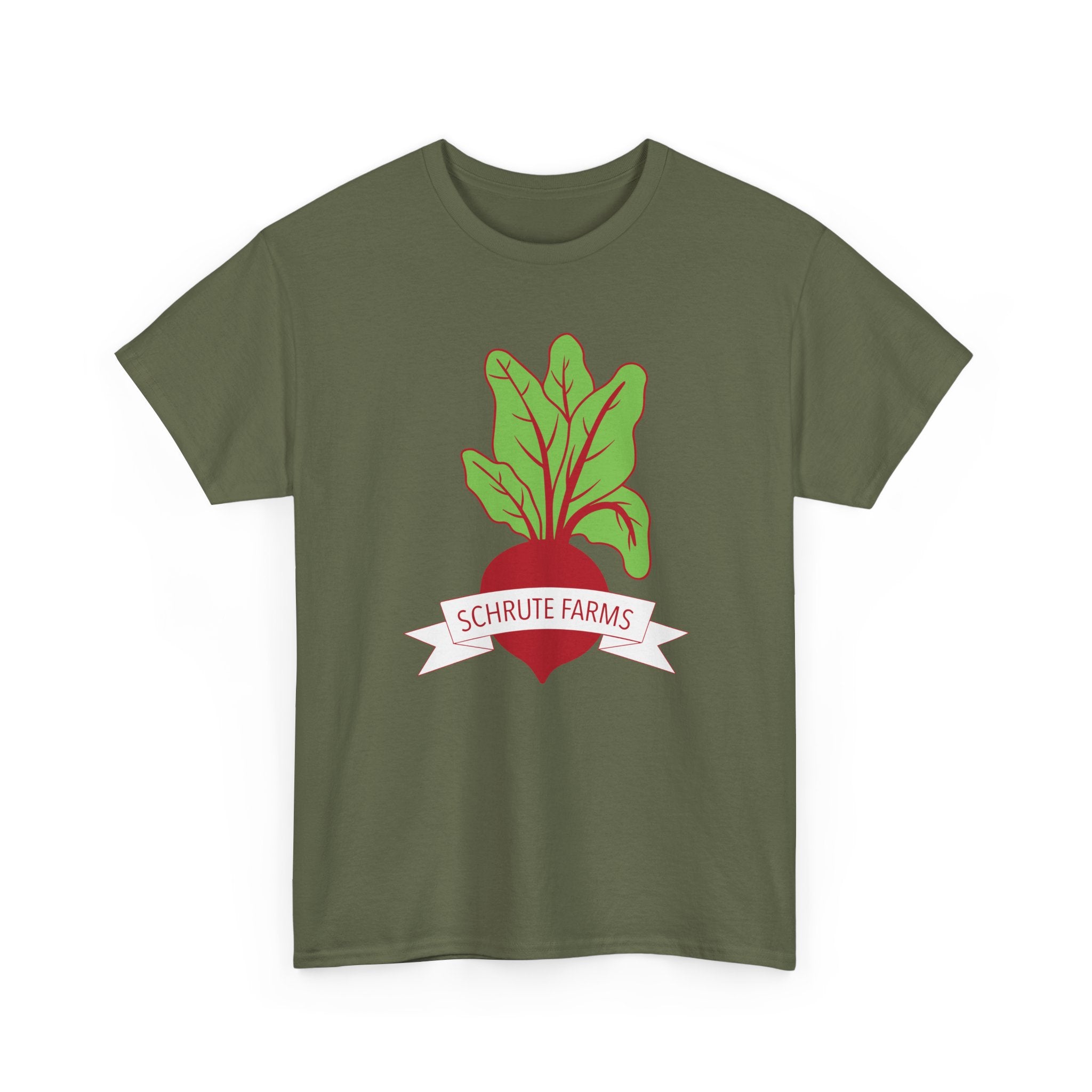 T-Shirt - Schrute Farms Beet Graphic Tee Shirt - Dwight - The Office US - NEW