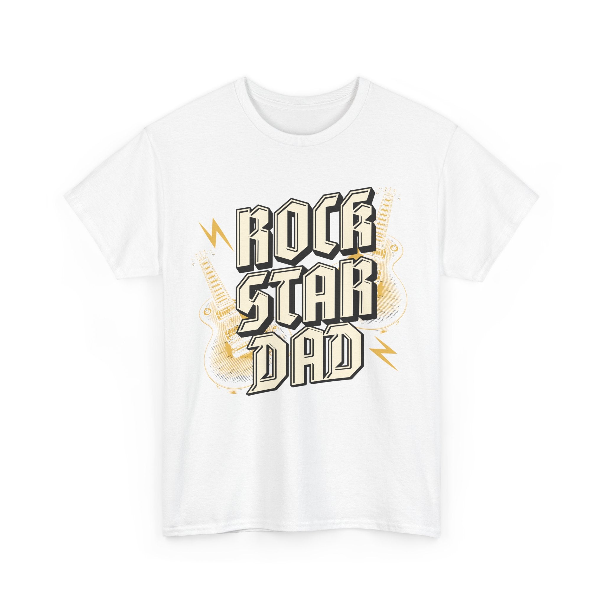 Rock Star Dad T-Shirt - Fathers Day Dads Birthday Gift Tee Shirt - NEW