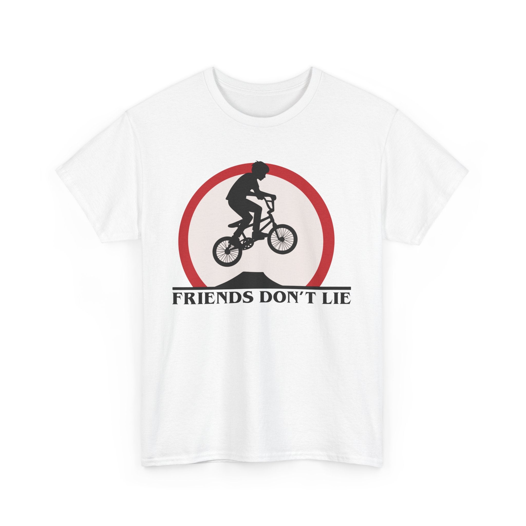 T‑Shirt - Friends Don't Lie - Stranger Things - BMX Rider Graphic Tee