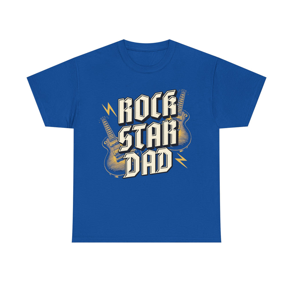 Rock Star Dad T-Shirt - Fathers Day Dads Birthday Gift Tee Shirt - NEW