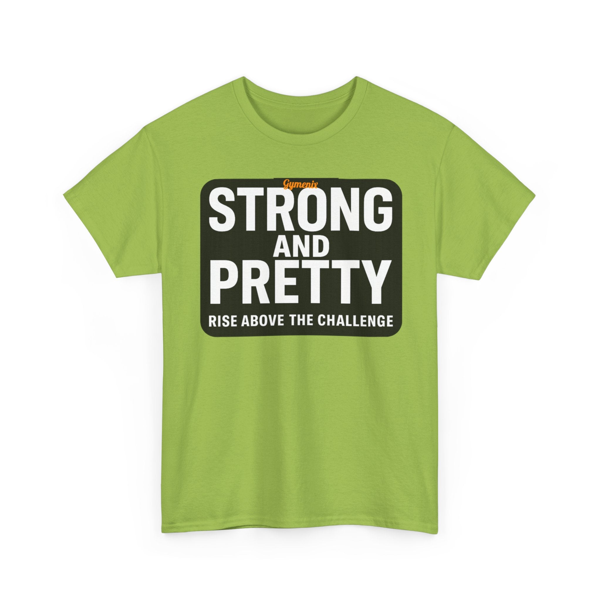 Strong and Pretty Tee Shirt - Funny Gym Slogan Workout T-Shirt From Gymenix NEW