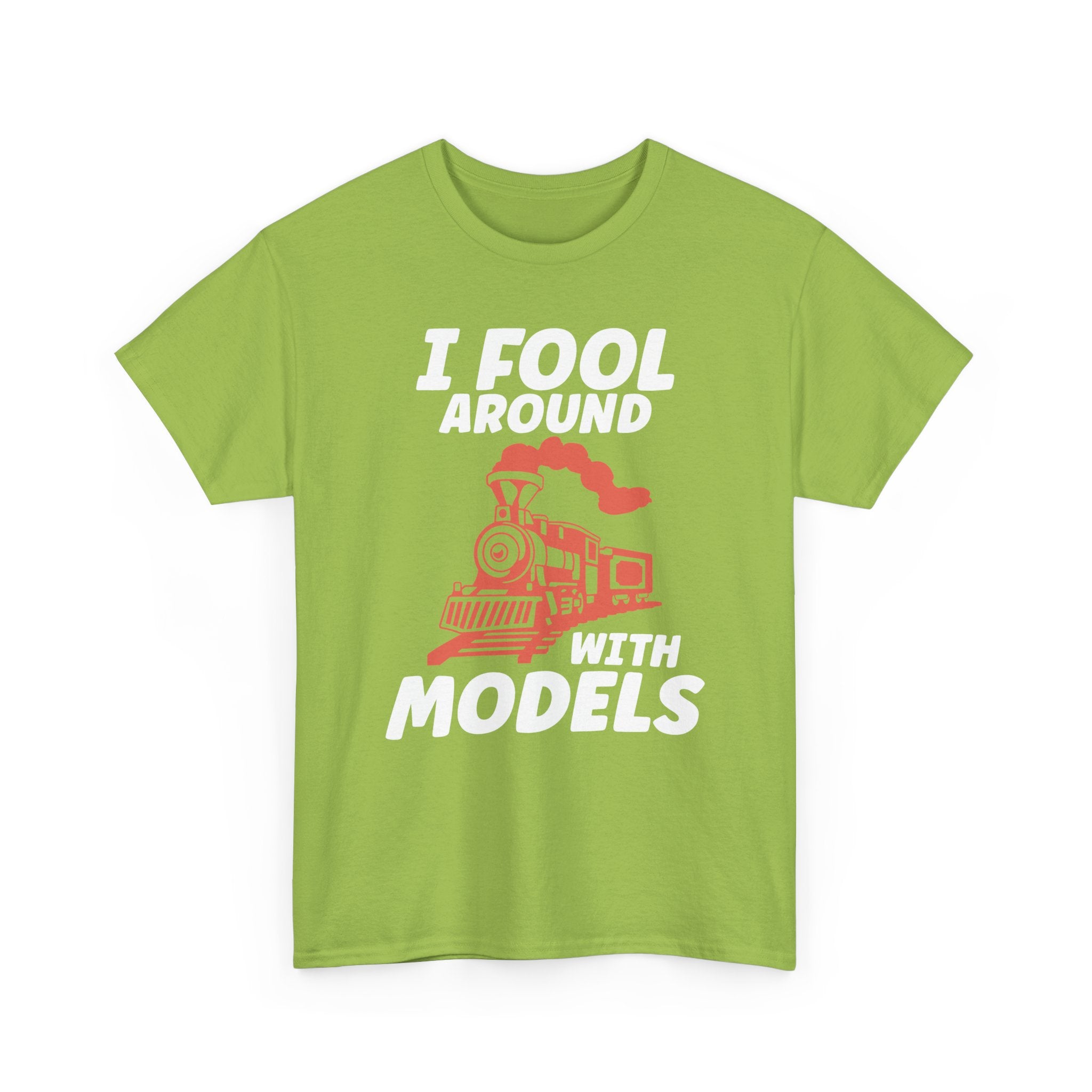 Train Set Model Tee Shirt - Funny T-Shirt Gift For Train Model Enthusiasts - Gift For Dad Grandad Into Trains