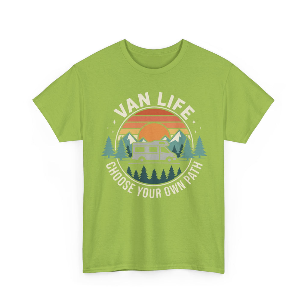 Vanlife T-Shirt - Camper Van Tee Shirt - Choose Your Own Path - Gift For Vanlifers Or Motorhome Enthusiasts