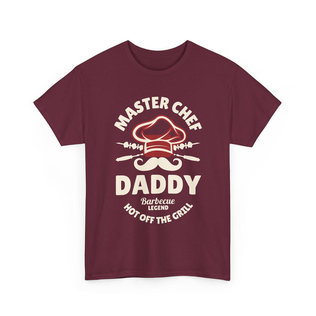Master Chef Daddy T-Shirt - Funny Dad BBQ Tee Shirt - Fathers Day Dads Birthday Funny Gift NEW