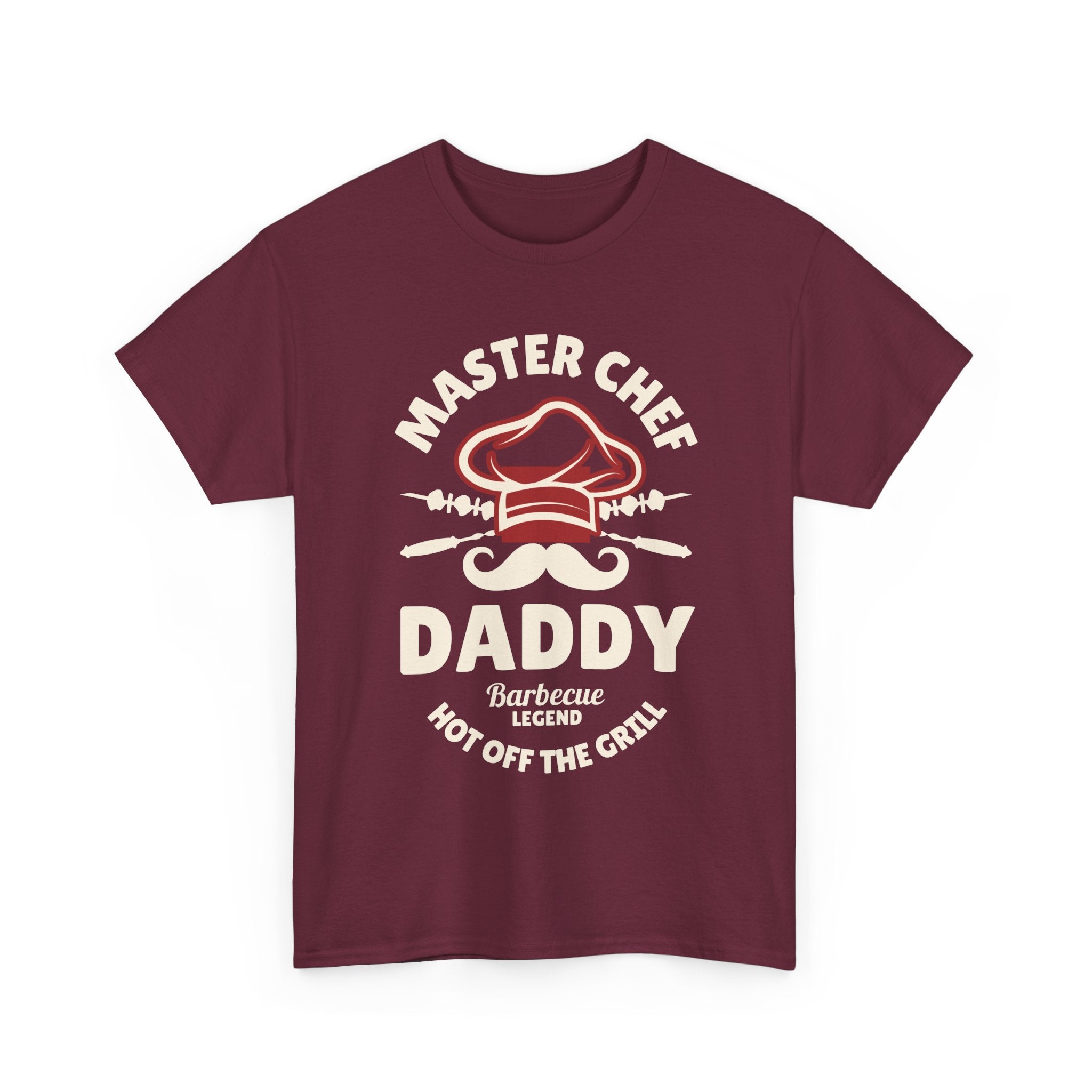 Master Chef Daddy T-Shirt - Funny Dad BBQ Tee Shirt - Fathers Day Dads Birthday Funny Gift NEW