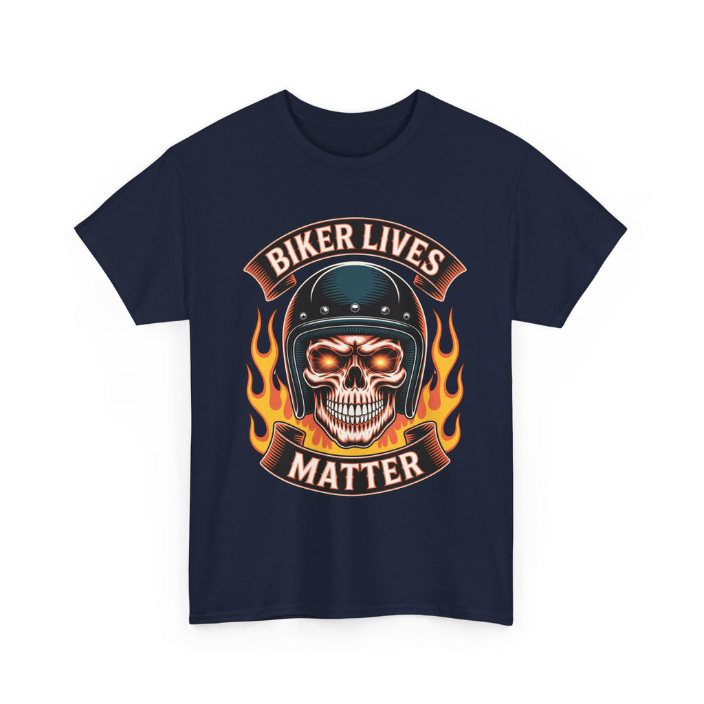 Biker Lives Matter T-Shirt - Tee Shirt For Bikers - Clothing Gift For Motorcycle Enthusiasts