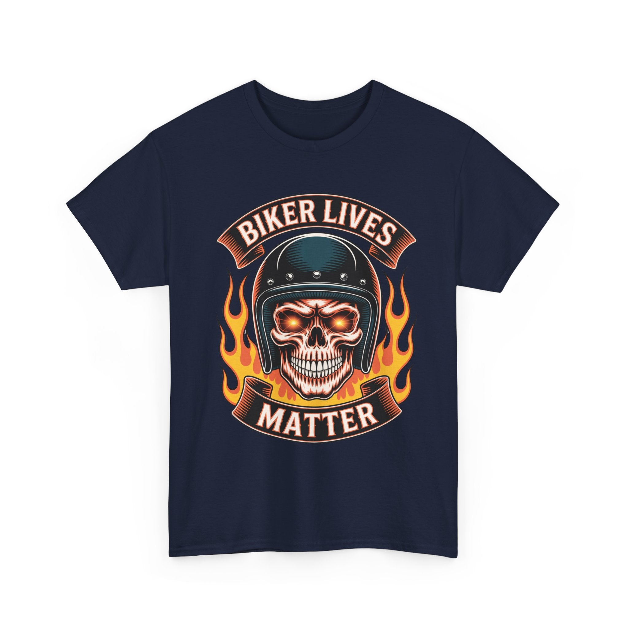 Biker Lives Matter T-Shirt - Tee Shirt For Bikers - Clothing Gift For Motorcycle Enthusiasts