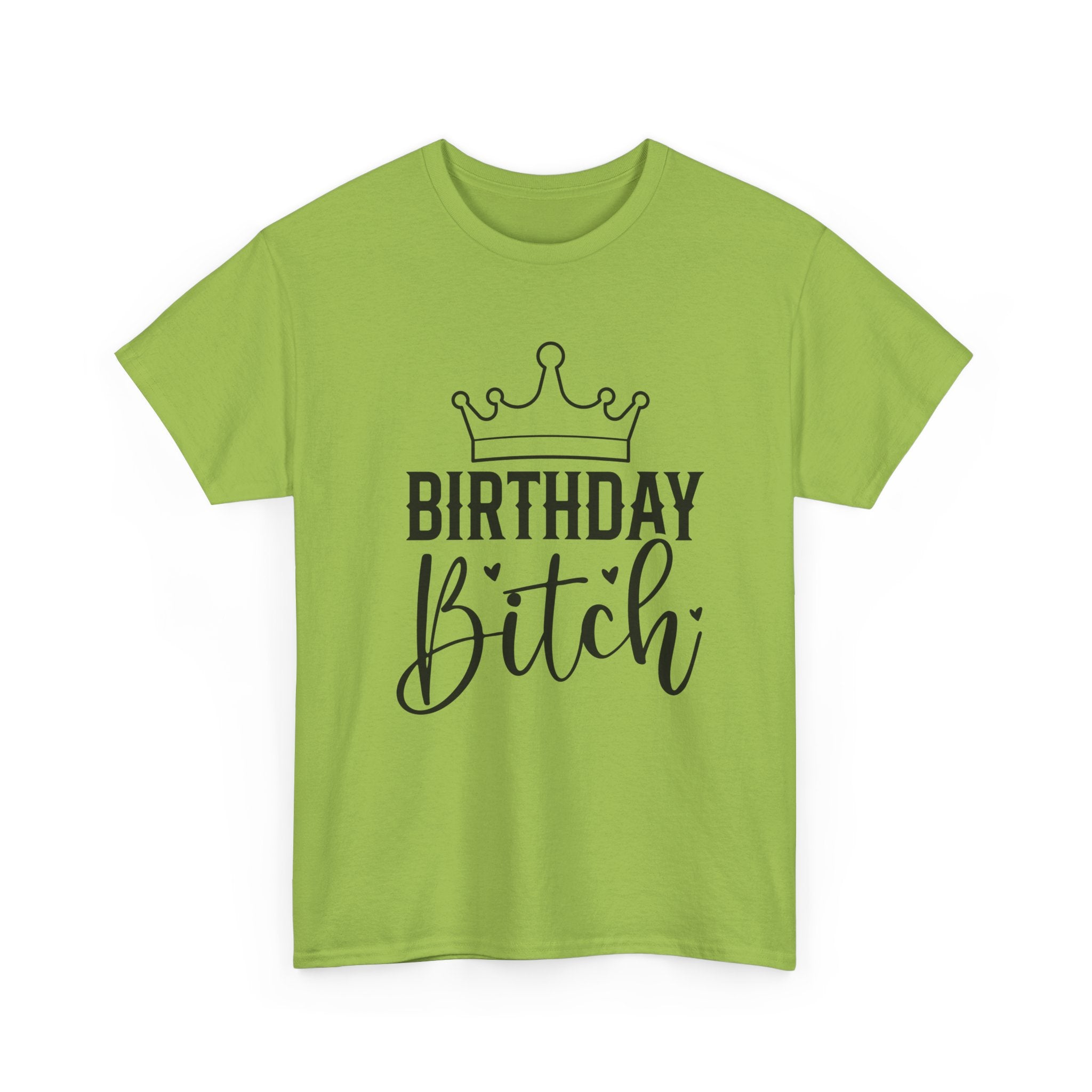 Birthday Bitch T-Shirt - Funny Rude Adult Crown Birthday Gift Tee for Women Girls