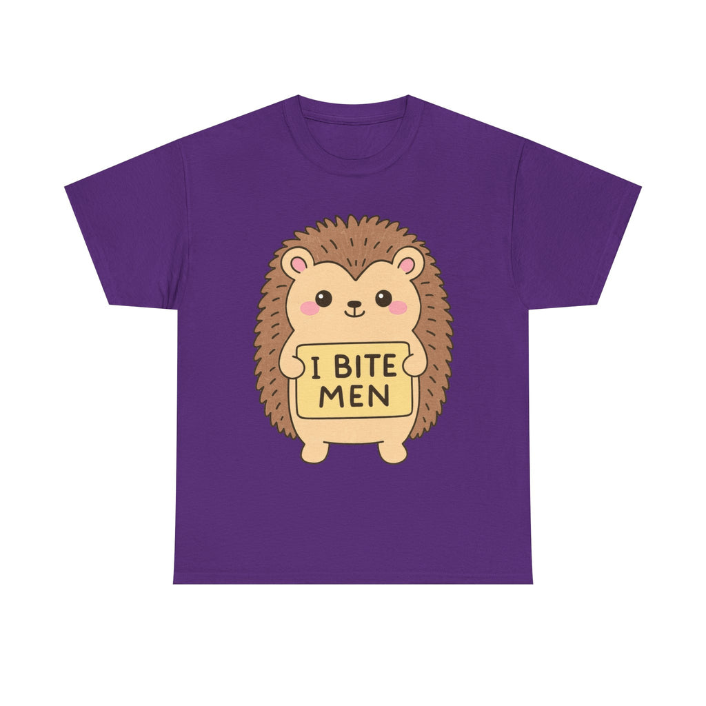 Funny Feminism T-Shirt - I Bite Men - Tee Shirt For Feminist - Anti Patriachy Gift NEW