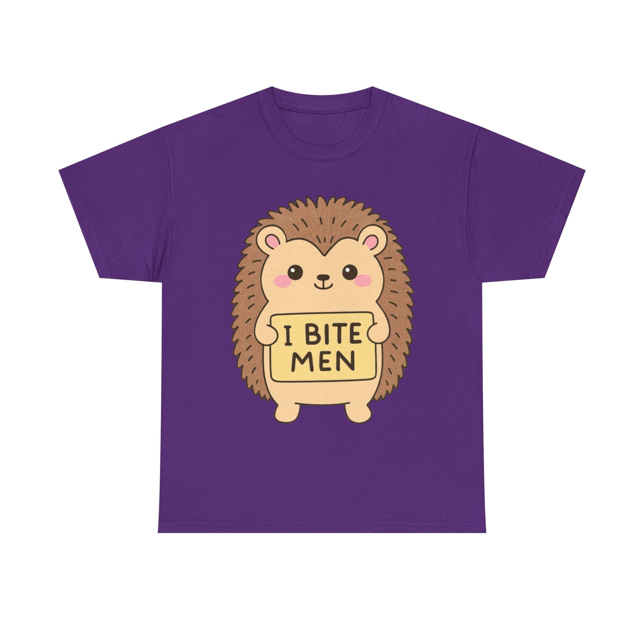 Funny Feminism T-Shirt - I Bite Men - Tee Shirt For Feminist - Anti Patriachy Gift NEW