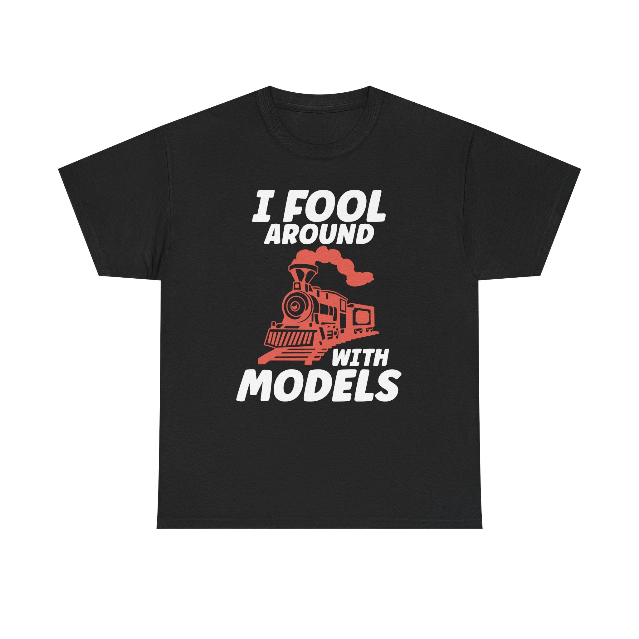 Train Set Model Tee Shirt - Funny T-Shirt Gift For Train Model Enthusiasts - Gift For Dad Grandad Into Trains