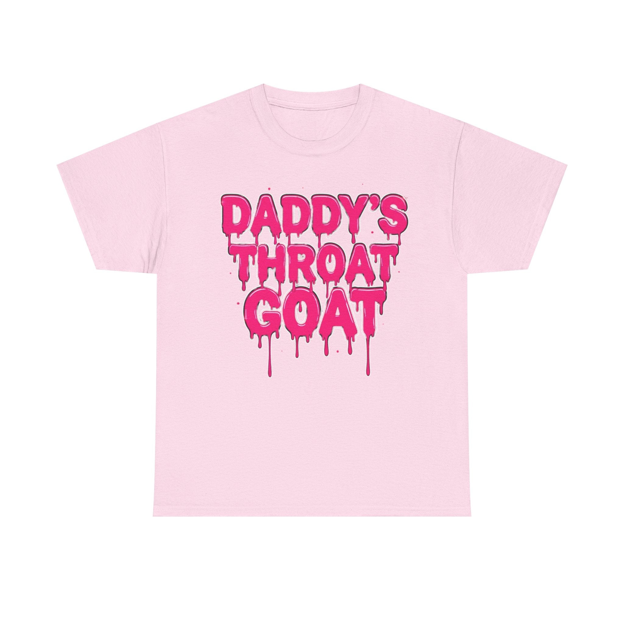 Funny T-Shirt - Daddys Throat Goat - Rude Offensive Hen Stag Birthday Gift