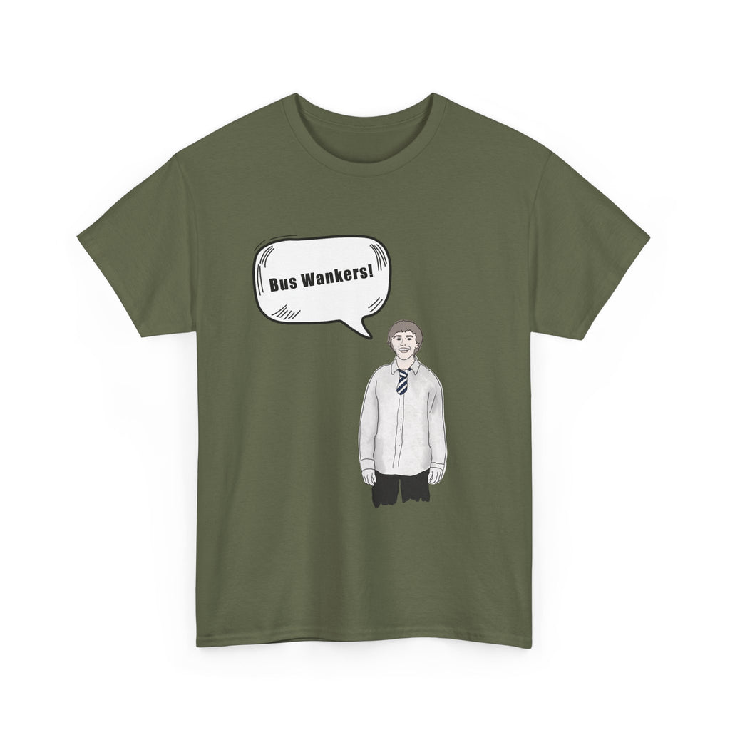 Bus W**kers T-Shirt - Inbetweeners Jay Funny Gift Tee Shirt