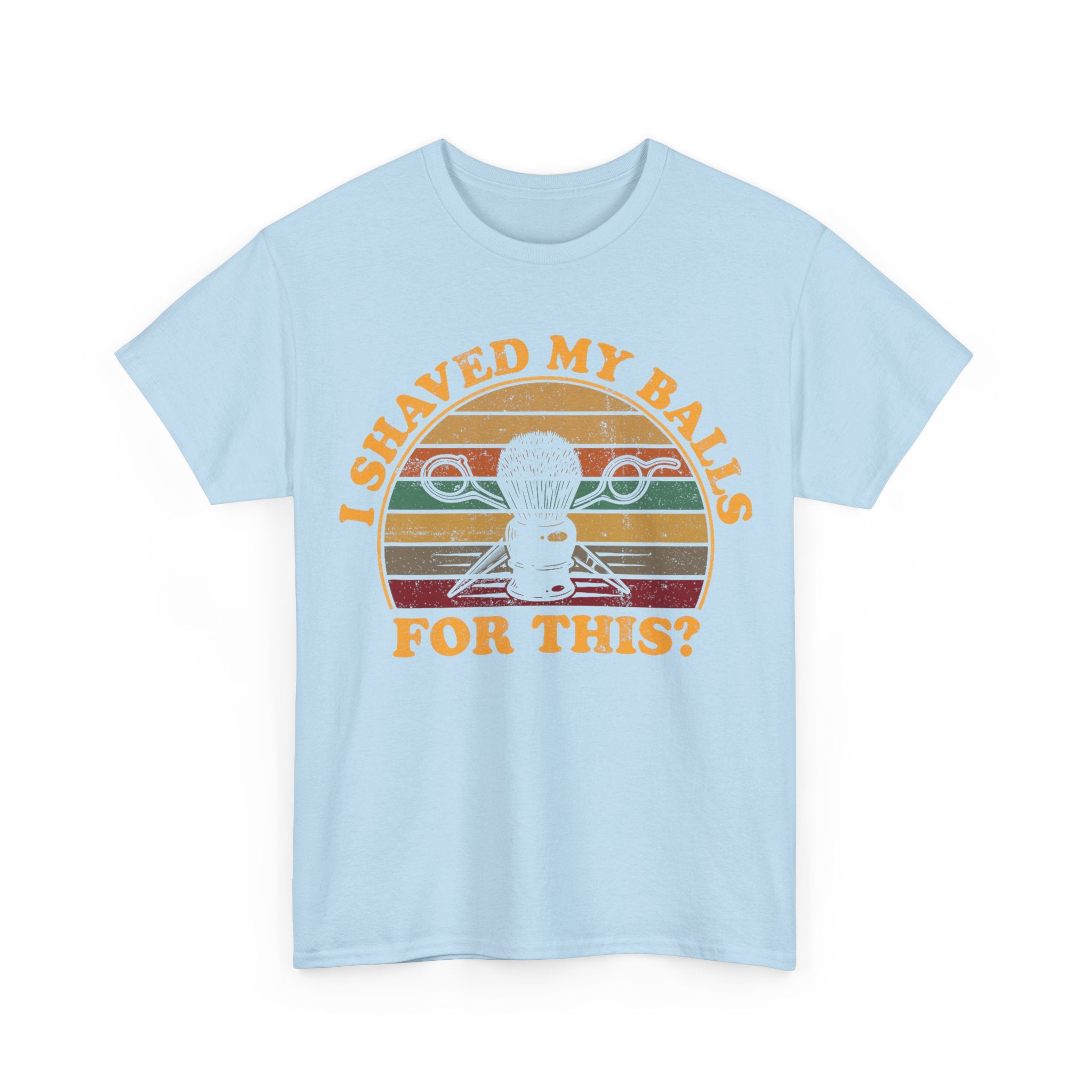 Funny Golf T-Shirt - I Shaved My Balls For This - Curb Your Enthusiasm - Rude Gift Tee Shirt