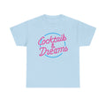 Cocktails & Dreams T-Shirt - 90s Retro Neon Cocktail Movie Tee Shirt - NEW