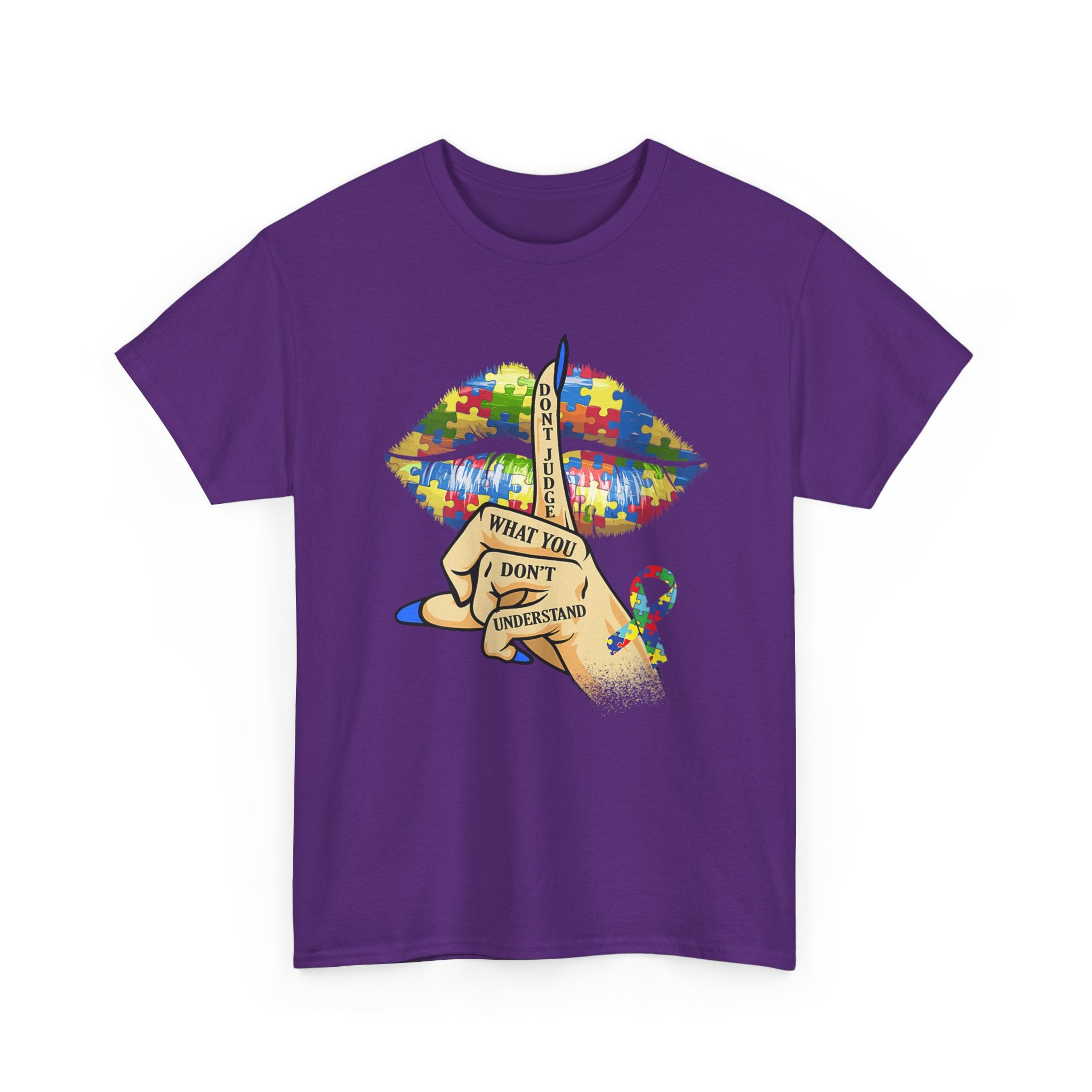 Autism Awareness Tee Shirt - What You Don't Understand - Autistic Puzzle Design T-Shirt