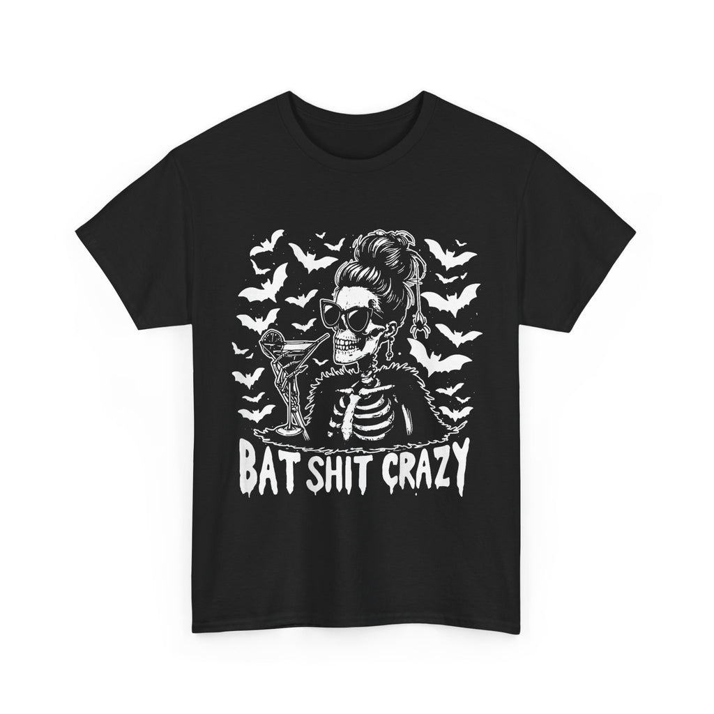 Funny T-Shirt - Bat Shit Crazy Tee Shirt - Gift For Witch - Wicken T Shirt For Witches - NEW