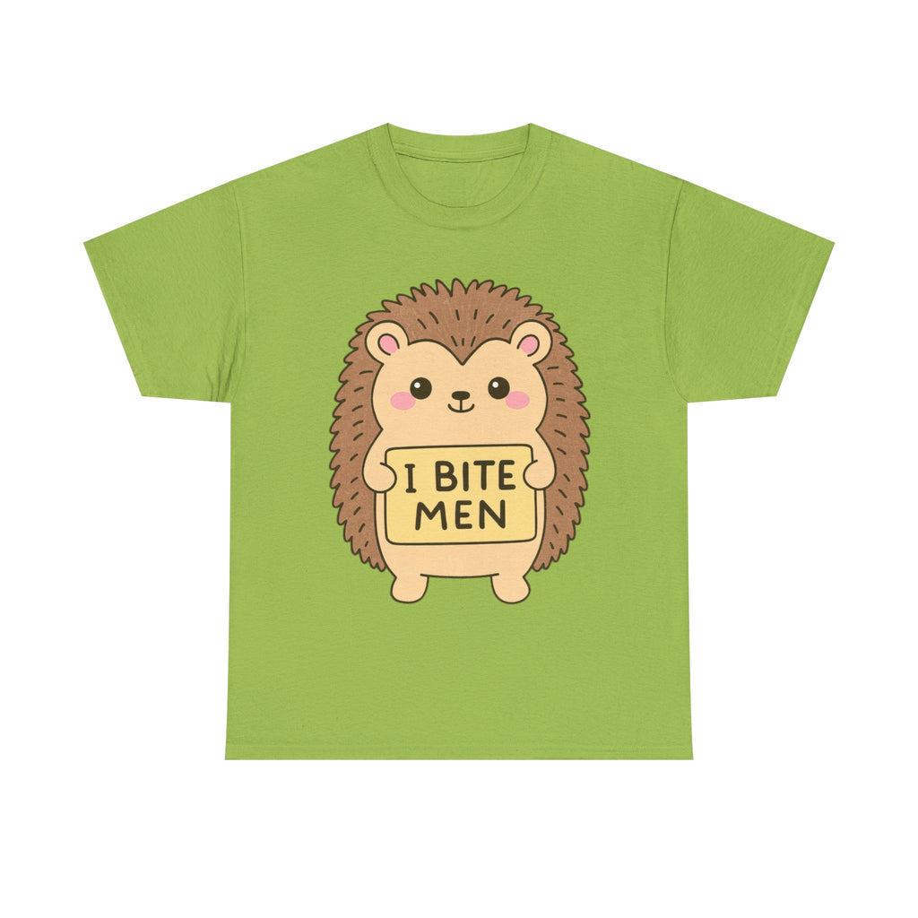 Funny Feminism T-Shirt - I Bite Men - Tee Shirt For Feminist - Anti Patriachy Gift NEW