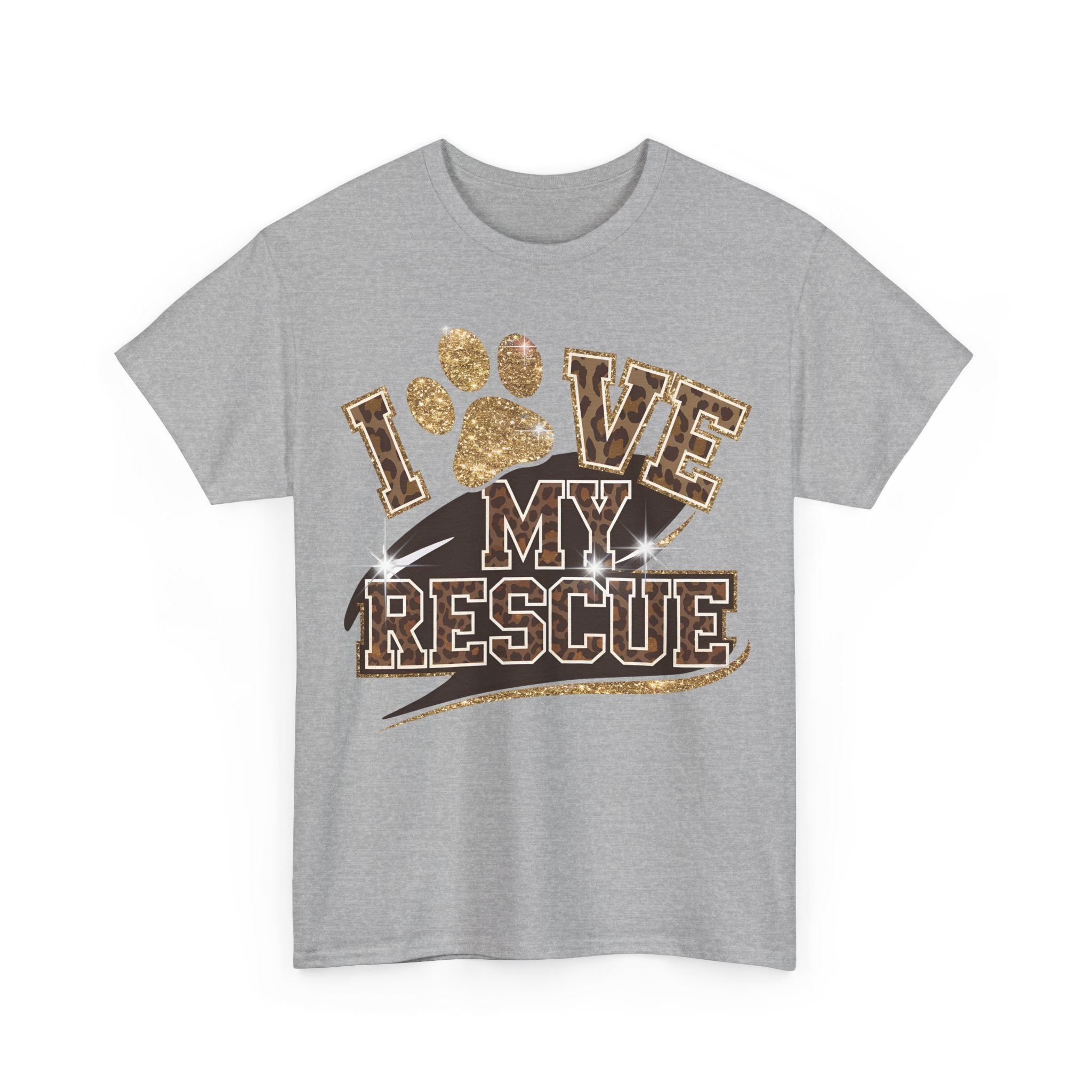 I Love My Rescue Dog Tee Shirt - T-Shirt Gift For Rescue Puppy Dog Owner - NEW