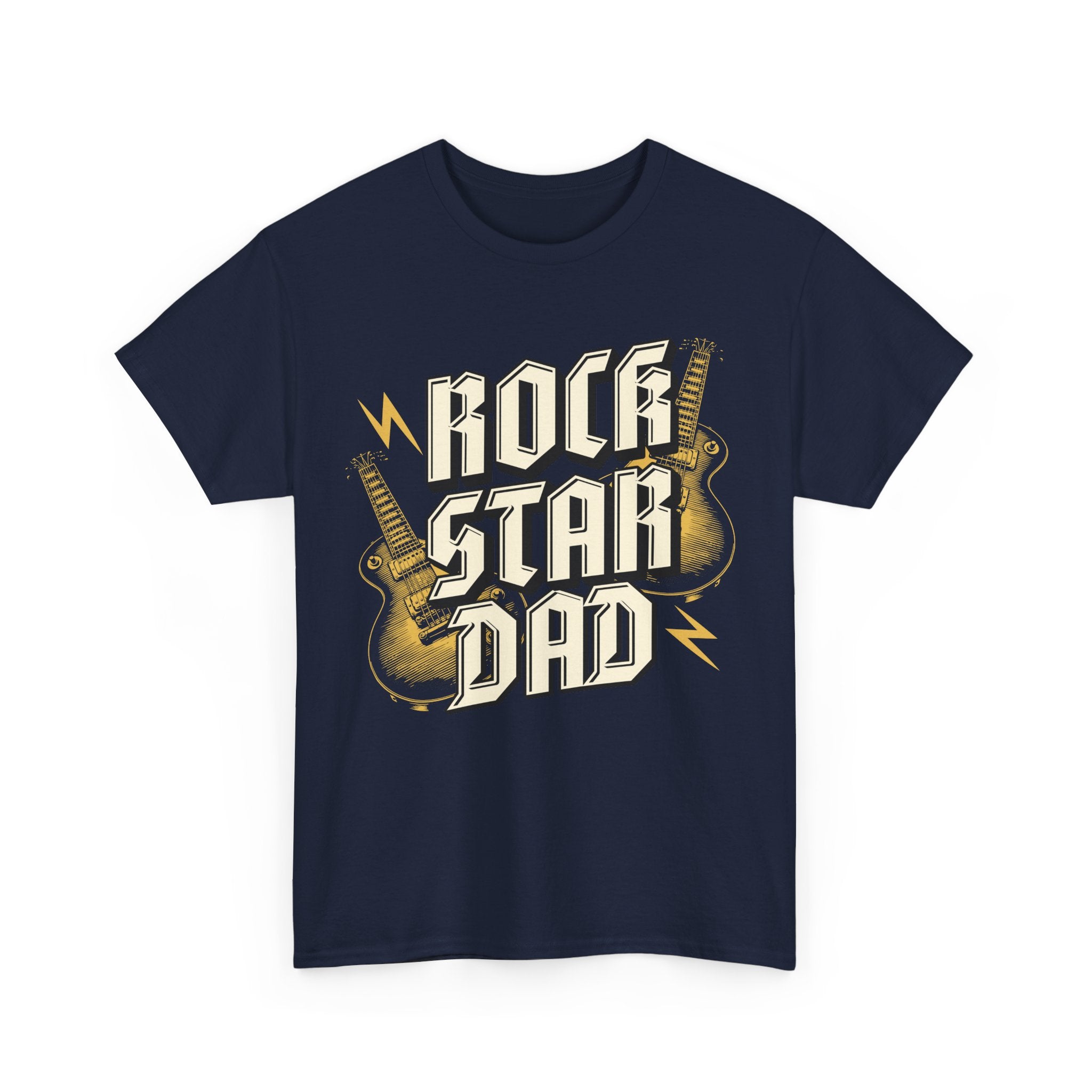 Rock Star Dad T-Shirt - Fathers Day Dads Birthday Gift Tee Shirt - NEW