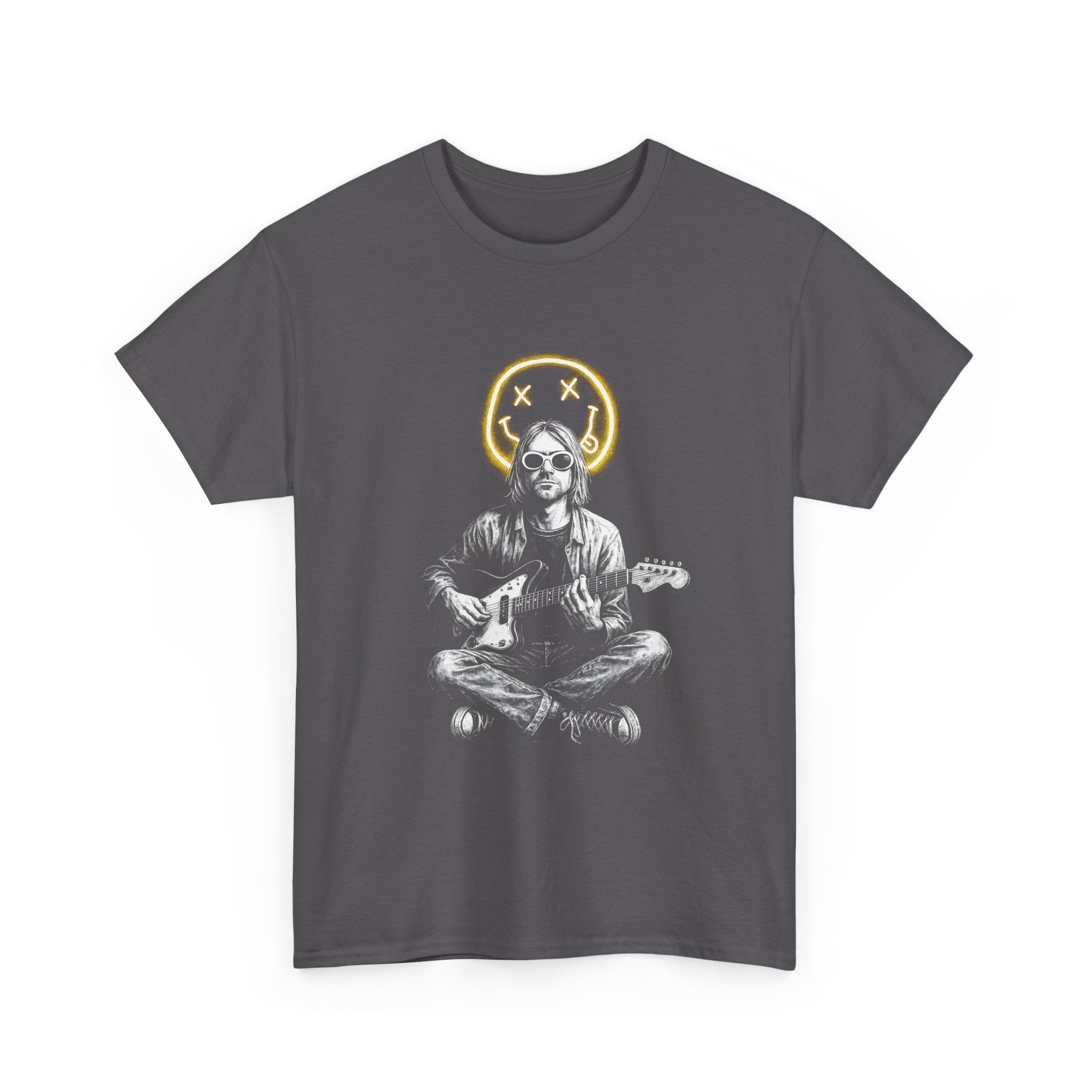 Grunge Guitarist Tee Shirt - Kurt Cobain Nirvana Retro Vintage Graphic T-Shirt - NEW