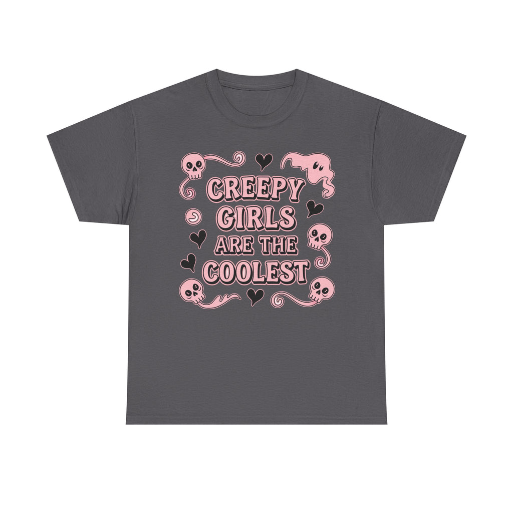 Funny Witch T Shirt - Creepy Girls Are The Coolest - Tee Shirt For Witches - Wicken T-Shirt Gift NEW